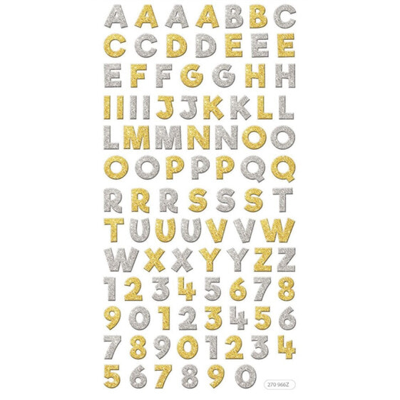GLOBAL GIFT Tweeny Foamy Letters And Numbers Stickers