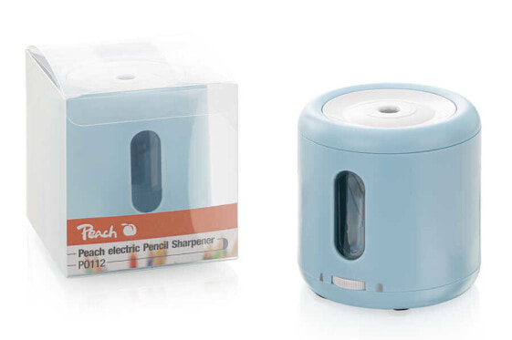 Peach PO112 - Electric pencil sharpener - Blue - Battery - AA