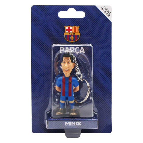 Игрушка-брелок MINIX Robert Lewandowski FC Barcelona 7 см Multicolor