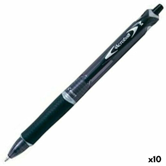 Ручка шариковая PILOT Acroball Чёрный 0,4 мм 10 штук