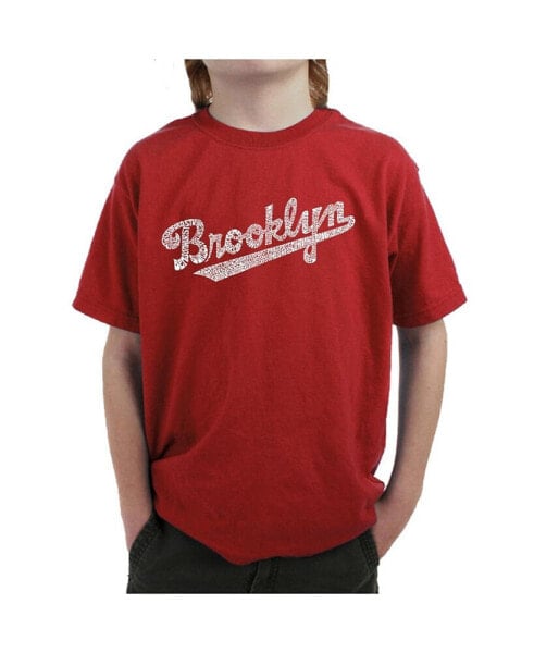 Big Boy's Word Art T-shirt - Brooklyn Neighborhoods