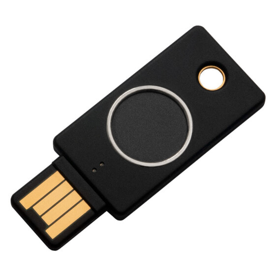 YUBICO YubiKey Bio FIDO Edition - Windows - macOS - Chrome OS - Linux - Black - Google account - Microsoft account - Salesforce.com - Passwordless - Strong Two Factor - Strong Multi-Factor - 1Password - Dashlane Premium - Keeper® - LastPass Premium - Bitwarden P