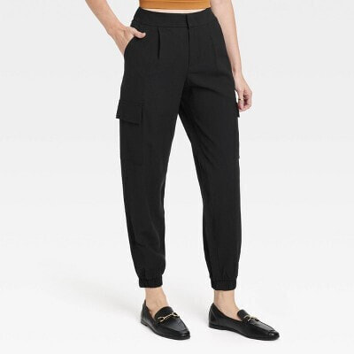 Women's High-Rise Ankle Jogger Pants - A New Day