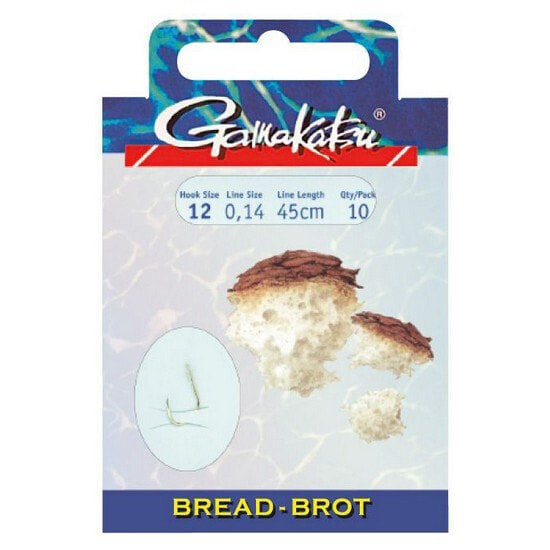 GAMAKATSU Booklet Bread 2210G Tied Hook 0.160 mm 75 cm