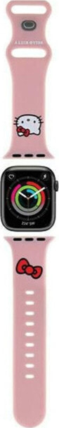 HelloKitty Hello Kitty Pasek HKAWLSCHBLP Apple Watch 42/44/45/49mm różowy/pink strap Silicone Kitty Head