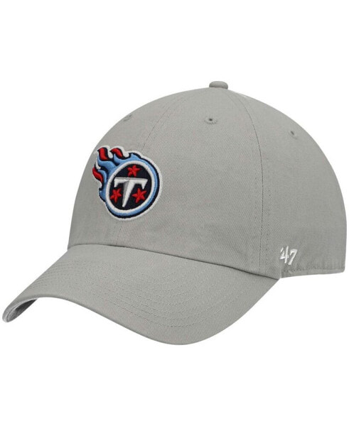 Men's Gray Tennessee Titans Clean Up Adjustable Hat