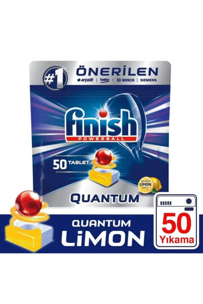 Таблетки для посудомоечных машин Finish Quantum 50 Tablet  Limon