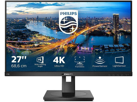 PHILIPS 278B1 27" UHD 3840 x 2160 (4K) 60 Hz HDMI, DisplayPort, USB, Audio Built