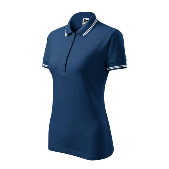 Футболка Malfini Urban Polo Shirt W MLI-22087, темно-синяя