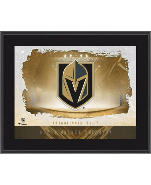 Vegas Golden Knights 10.5" x 13" Sublimated Horizontal Logo Team Plaque