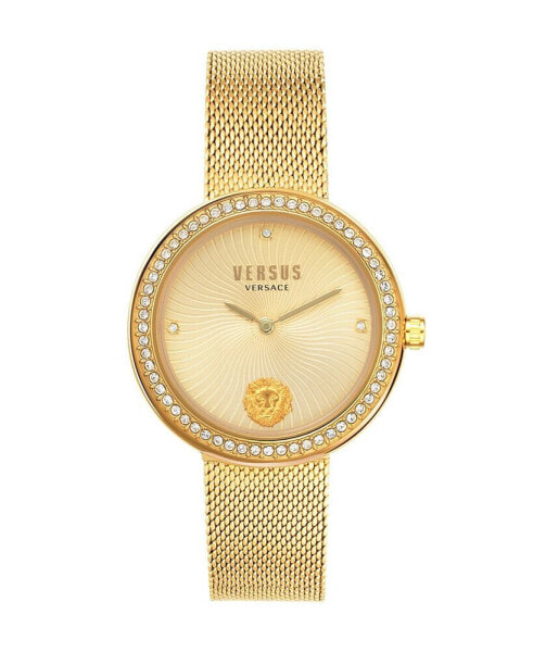 Women's Lea Two Hand Gold-Tone Stainless Steel Watch 35mm