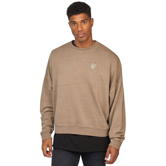 SIKSILK Garment Dyed Boxy Fit sweatshirt