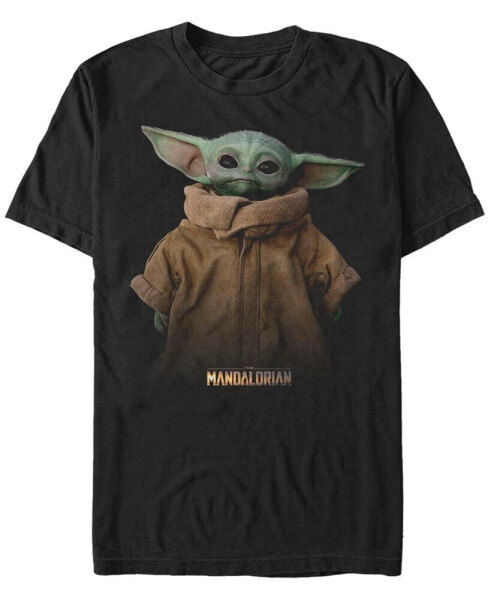 Men's Star Wars The Mandalorian The Child Jacket Portrait Short Sleeve T-Shirt