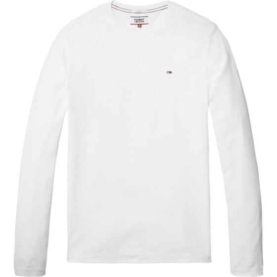 TOMMY JEANS Original Ribbed Organic Cotton long sleeve T-shirt