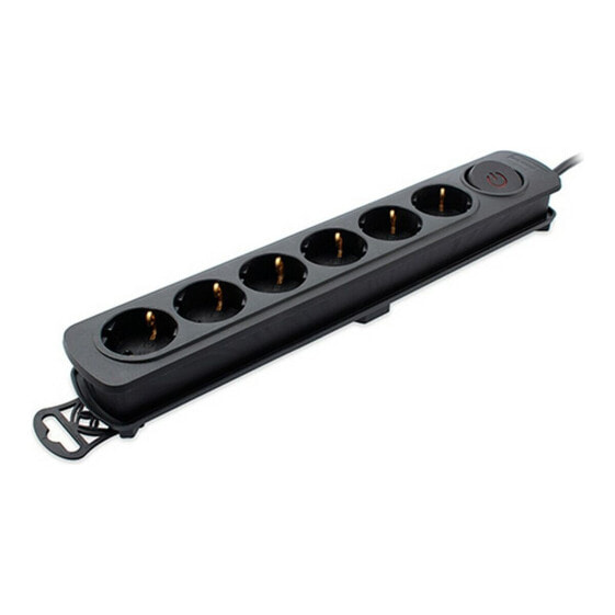 Power Socket - 6 Sockets with Switch TM Electron 250 V