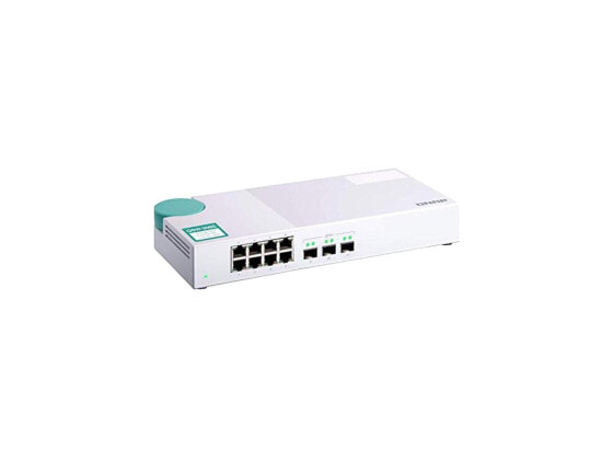 Qnap QSW-308S-US Cost-effective Entry-level 10 GbE Switch with 10G SFP+ Fiber an