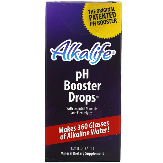 БАД Alkalife pH Booster Drops с эссенциальными минералами и электролитами, 37 мл