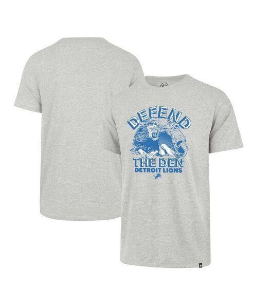 Men's Gray Distressed Detroit Lions Regional Franklin T-shirt