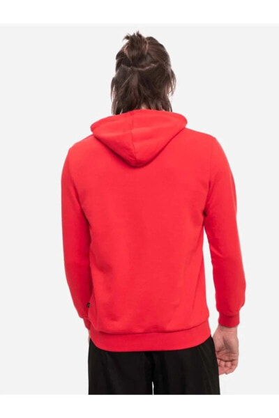 586688-11 Ess Big Logo Hoodie Tr Erkek Sweat High Risk Red