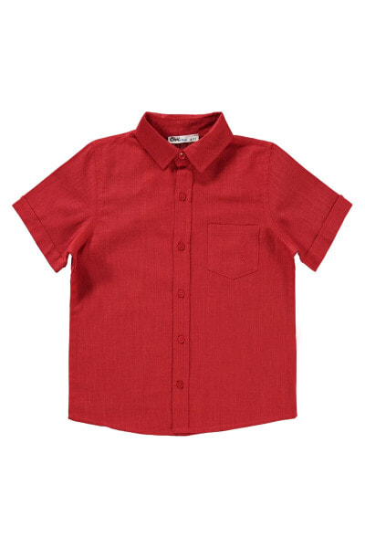 Рубашка для малышей Civil Boys Erkek Çocuk 6-9 лет Красная
