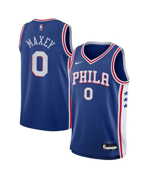 Big Boys Tyrese Maxey Royal Philadelphia 76ers Swingman Jersey - Icon Edition