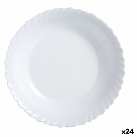 Плоская тарелка Luminarc Feston Белый Cтекло (25 cm) (24 штук)