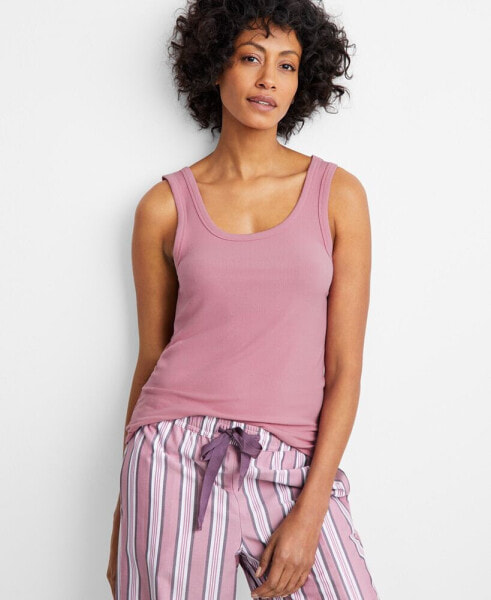 Women's Ribbed Modal Sleep Tank Top XS-3X, Created for Macy's