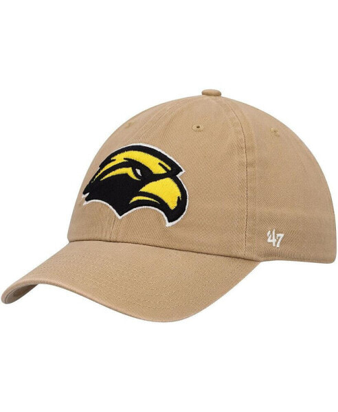 Men's Khaki Southern Miss Golden Eagles Clean Up Adjustable Hat