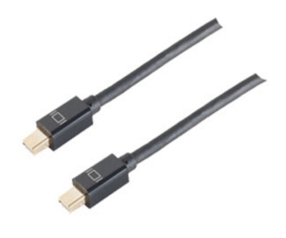 Разъем Mini DisplayPort - Mini DisplayPort с золотым покрытием shiverpeaks BS10-51025 1 метр