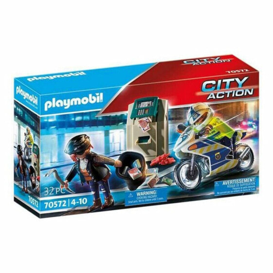 Игровой набор Playmobil Police Motorbike Playset City Action (Городская акция)