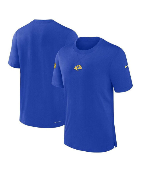 Men's Royal Los Angeles Rams 2023 Sideline Performance T-Shirt