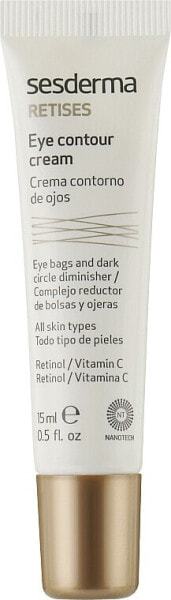 Anti-Falten Augencreme gegen Tränensäcke und Augenringe mit Retinol und Vitamin C