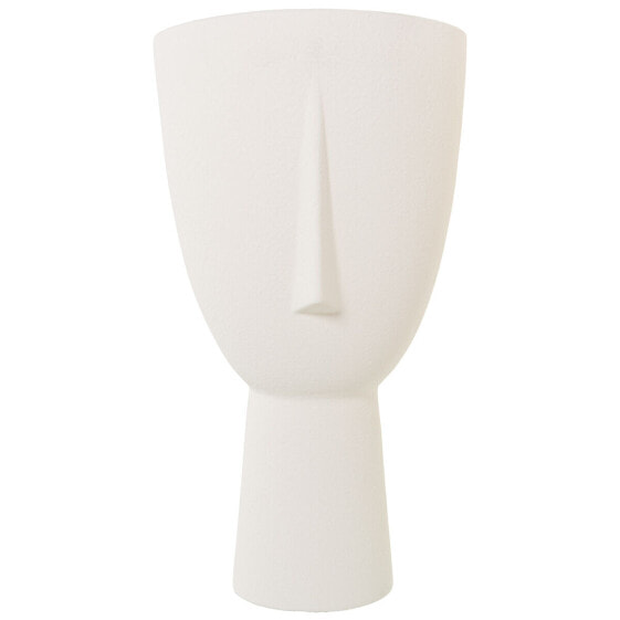 Vase Alexandra House Living Ecru Ceramic Face 23 x 23 x 43 cm