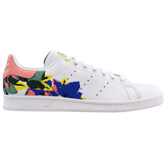 adidas Stan Smith Floral Lace Up Womens Size 10 B Sneakers Casual Shoes FW2522