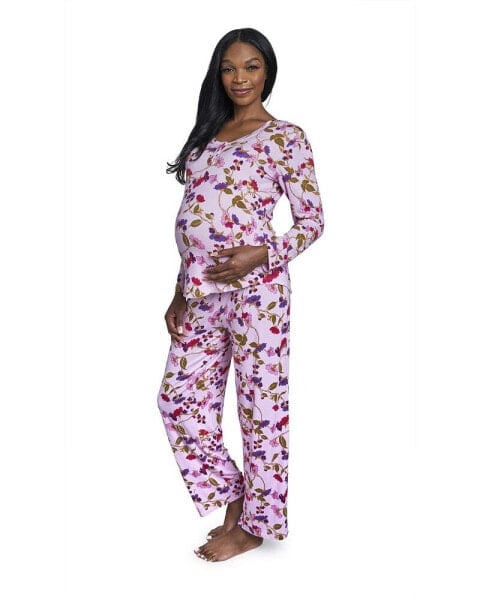 Пижама для беременных и кормящих мам Everly Grey Laina Top & Pants.