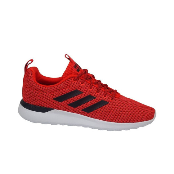 Мужские кроссовки спортивные для бега красные текстильные низкие  Adidas Lite Racer Cln
