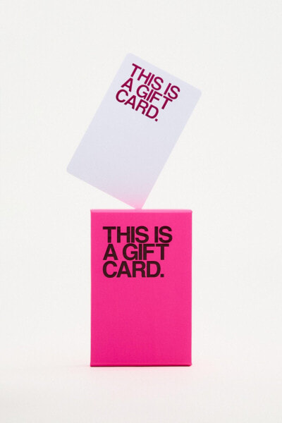 Gift card (physical)