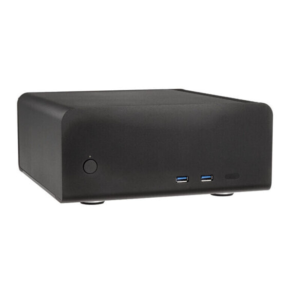 Streacom ST-FC8B Alpha Fanless HTPC Aluminium Gehäuse - schwarz