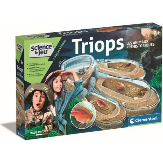 Образовательный набор Clementoni Научная игра Triops Доисторические животные FR