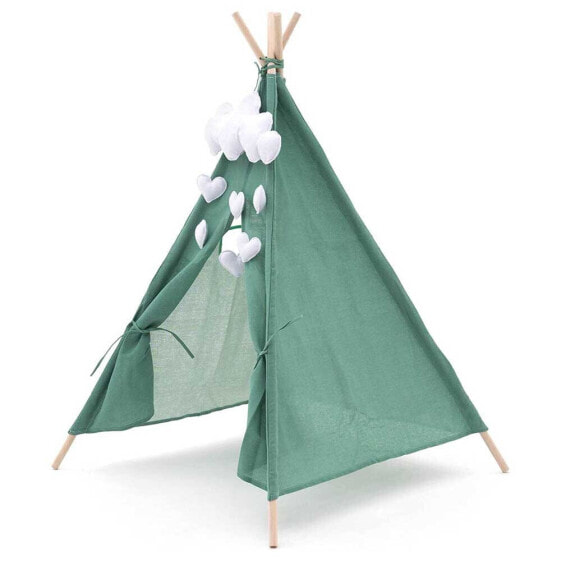 Детский домик ROBIN COOL Montessori Method Kalpana Teepee Tent в зеленом выполнении