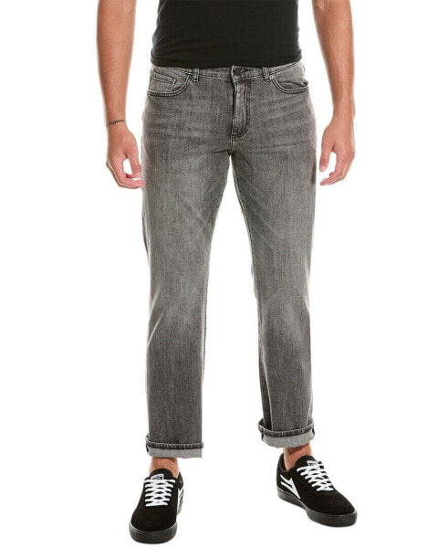 Dl1961 Avery Dark Grey Wash Relaxed Straight Jean Men's