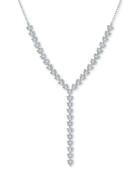 Diamond Adjustable 18" Lariat Necklace (1/4 ct. t.w.) in Sterling Silver