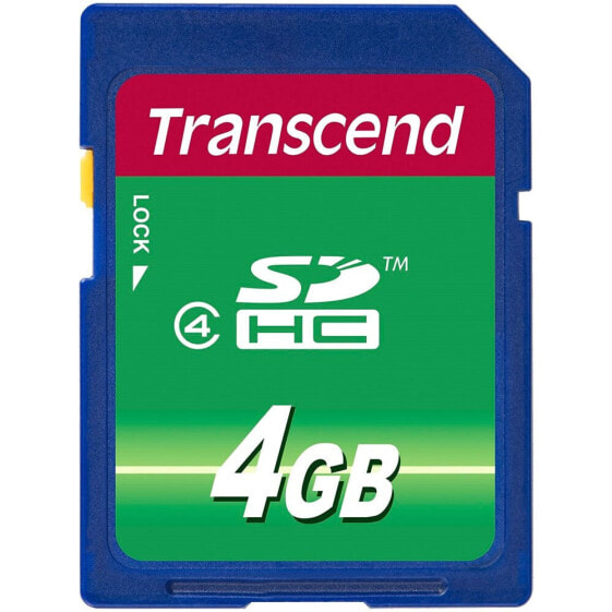 TRANSCEND SDHC 4GB Class 4 memory card