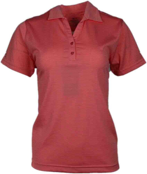 Page & Tuttle Two Color Stripe Short Sleeve Polo Shirt Womens Size M Casual P20