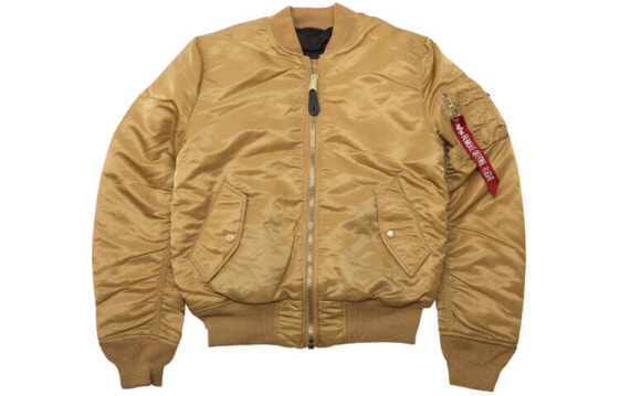 Alpha Industries 阿尔法款飞行夹克 男女同款 金黄色 / Куртка Alpha Industries MJM44530C1-CAMEL