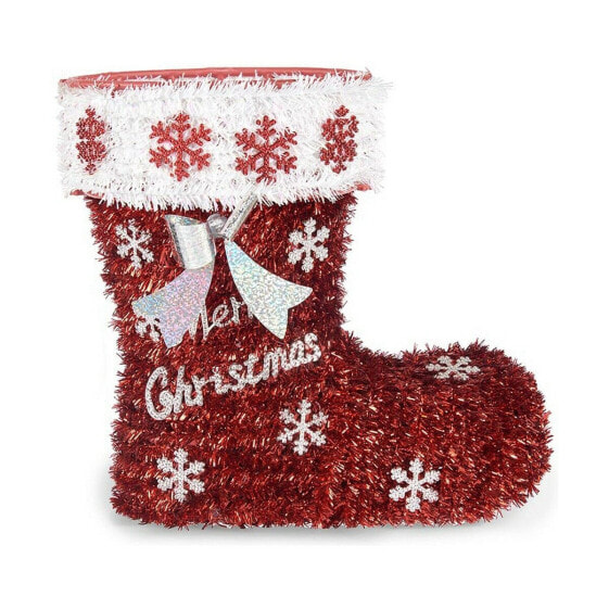 Decorative Figure Christmas Boot 26 x 27 x 14 cm Plastic polypropylene