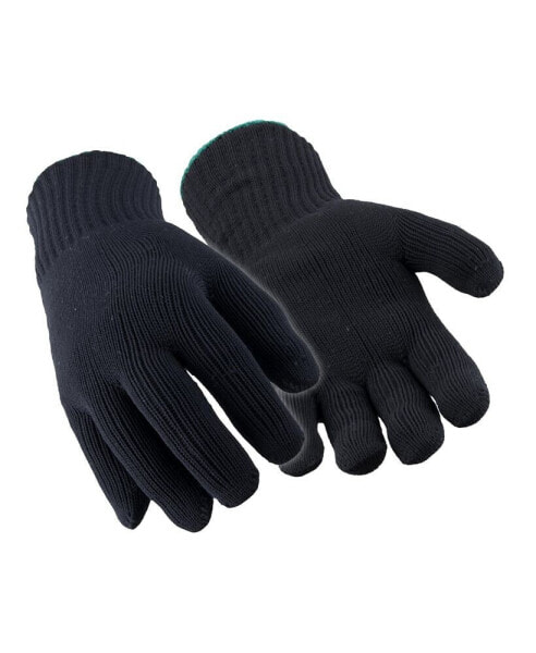 Men's Warm Dual Layer Knit Gloves with Soft Built-In Liner (Pack of 12 Pairs)