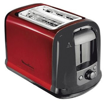 Moulinex Subitor - 2 slice(s) - Black,Red - Stainless steel - 850 W