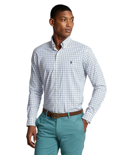 Men's Classic-Fit Plaid Performance Shirt