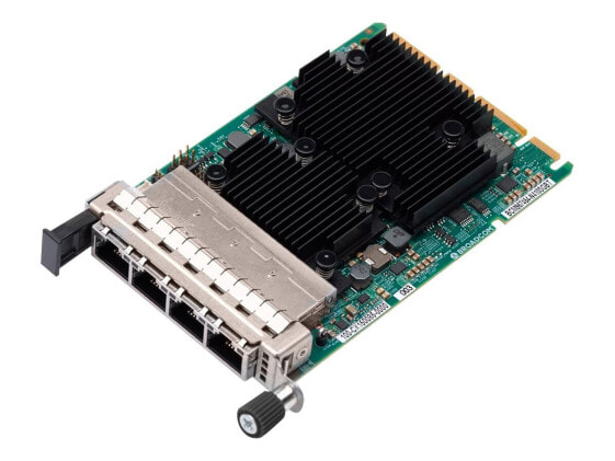 Lenovo ThinkSystem Broadcom 57454 10GBASE-T 4-port OCP Ethernet Adapter - Internal - Wired - PCI Express - Ethernet - Green - Metallic